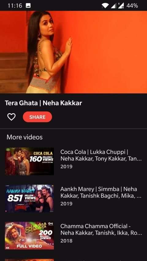 Neha Kakkar Hindi Songs - All New Video Song स्क्रीनशॉट 3