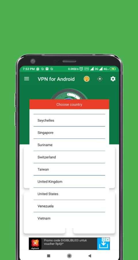 Uc VPN for Android स्क्रीनशॉट 3