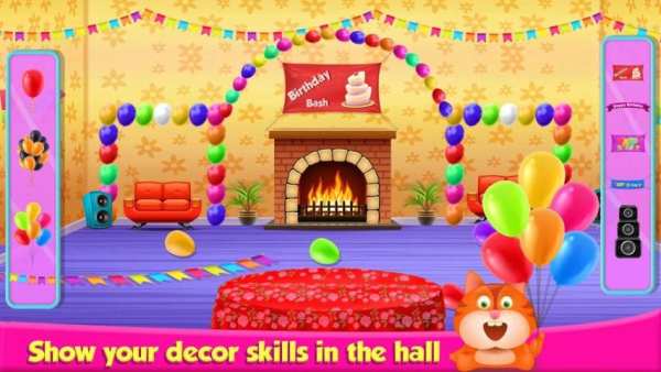 Birthday Party Celebrations: Pets Cooking Fun Game screenshot 4