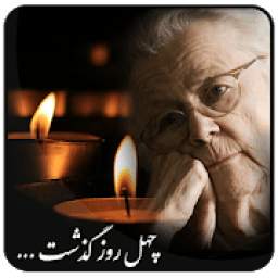 قاب عکس و عکس نوشته ساز وفات 1