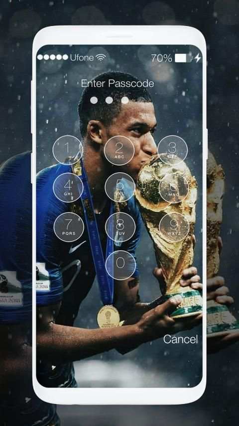 Lock Screen For Kylian Mbappe screenshot 5