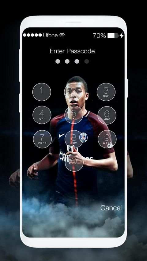 Lock Screen For Kylian Mbappe screenshot 4
