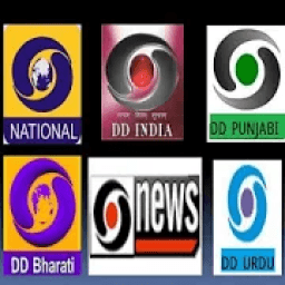 DD INDIA, SPORTS &amp; DD CHANNELS LIVE आइकन