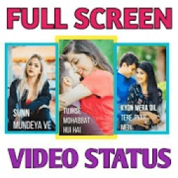 FULL SCREEN VIDEO STATUS आइकन