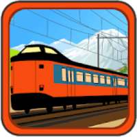 Railway Train Crossing