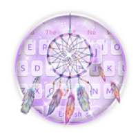 Purple Dreamcatcher Keyboard on 9Apps