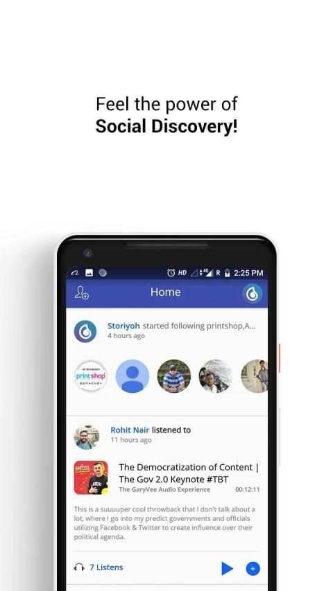 Storiyoh - A Social Podcast Player for #PodFriends screenshot 6