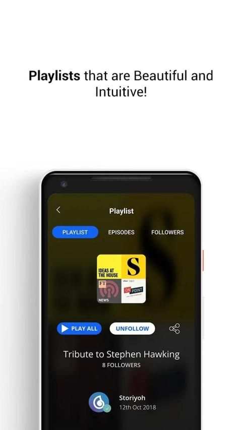 Storiyoh - A Social Podcast Player for #PodFriends screenshot 4