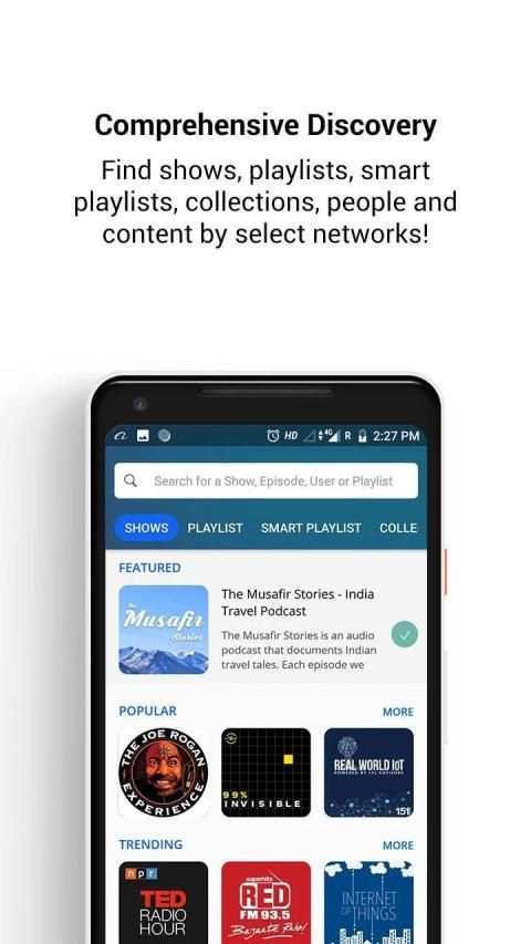 Storiyoh - A Social Podcast Player for #PodFriends screenshot 1