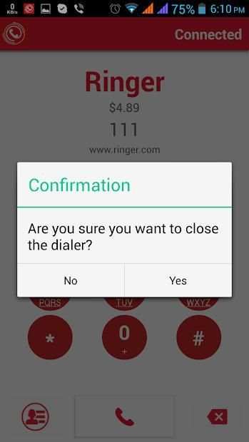 Ringer Dialer screenshot 1