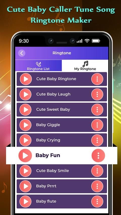 Cute Baby Caller Tune Song-Ringtone Maker screenshot 5