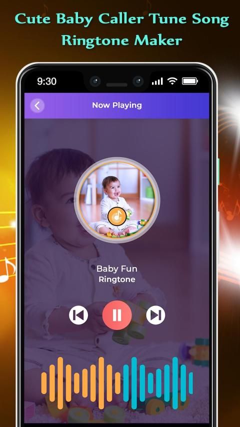 Cute Baby Caller Tune Song-Ringtone Maker screenshot 1