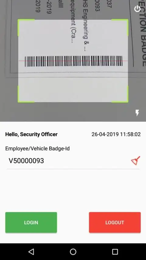 CLMS Login-Logout app screenshot 3