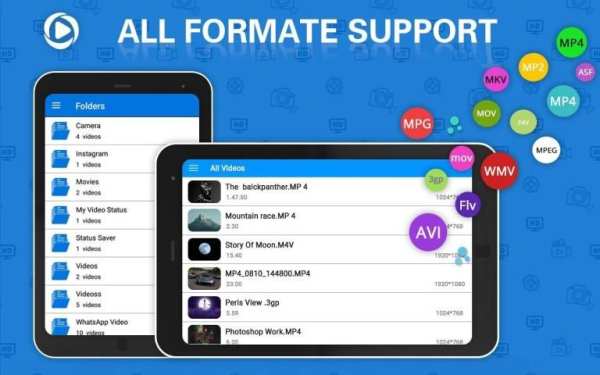 Simple 4k Video Player - Mx Player, No Ads स्क्रीनशॉट 1