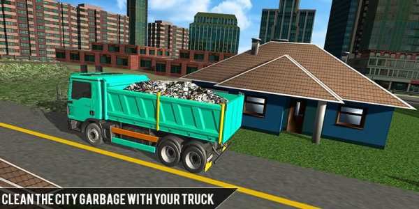 Off-Road Garbage Excavator Sim-City Clean Mission screenshot 12