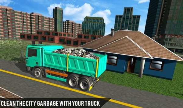 Off-Road Garbage Excavator Sim-City Clean Mission screenshot 7
