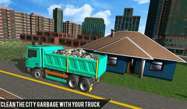 Off-Road Garbage Excavator Sim-City Clean Mission screenshot 4