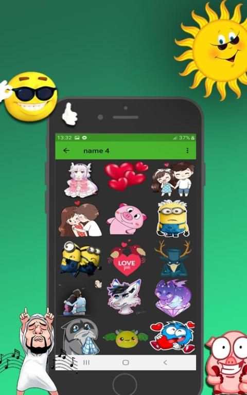Free Stickers for Messenger 2019 screenshot 1