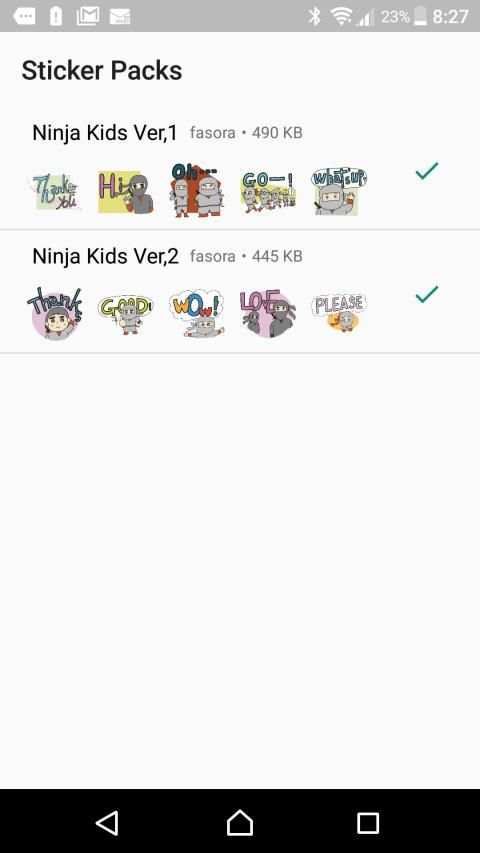 Ninja Kids - WAStickerApps screenshot 5