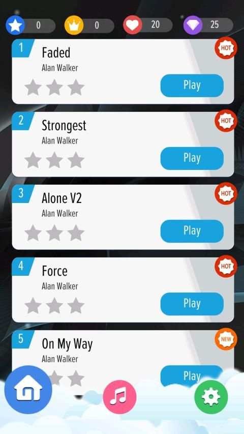 ALAN WALKER Piano Tiles screenshot 7