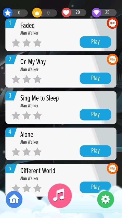 ALAN WALKER Piano Tiles screenshot 5