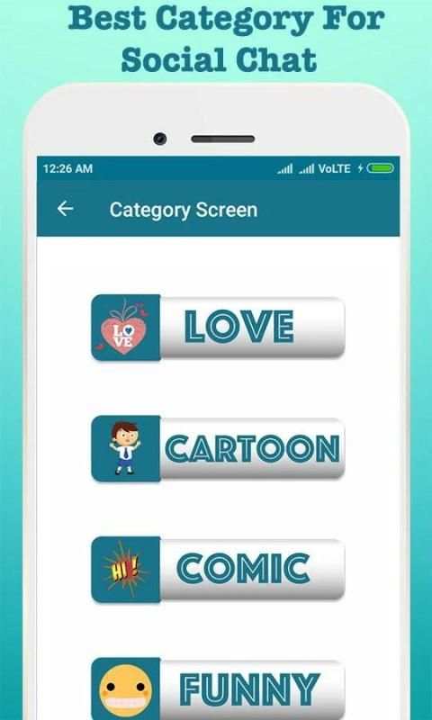 Stickers For Facebook स्क्रीनशॉट 7