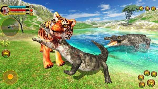 Wild Tiger Simulator 3d animal games स्क्रीनशॉट 6