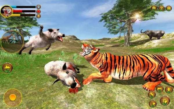 Wild Tiger Simulator 3d animal games स्क्रीनशॉट 13