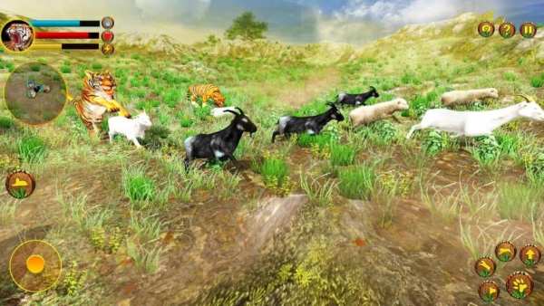 Wild Tiger Simulator 3d animal games स्क्रीनशॉट 2