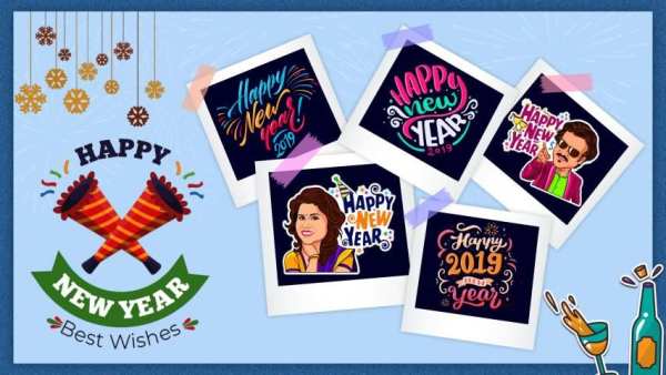 Happy New Year Stickers : WAStickerApps Stickers screenshot 3