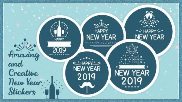 Happy New Year Stickers : WAStickerApps Stickers screenshot 1