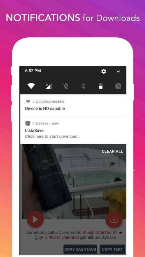 Insta Download – Video Downloader for Instagram screenshot 1