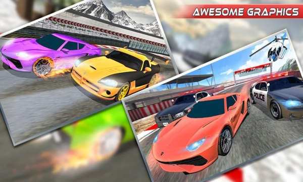 Uphill Car Racing & Drifting Simulator screenshot 9