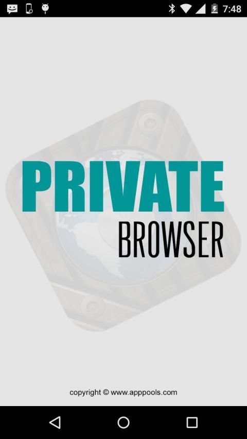 Private Browser screenshot 1
