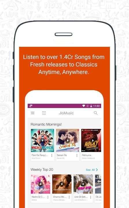 Jio Music Pro - Radio & Free Music स्क्रीनशॉट 2