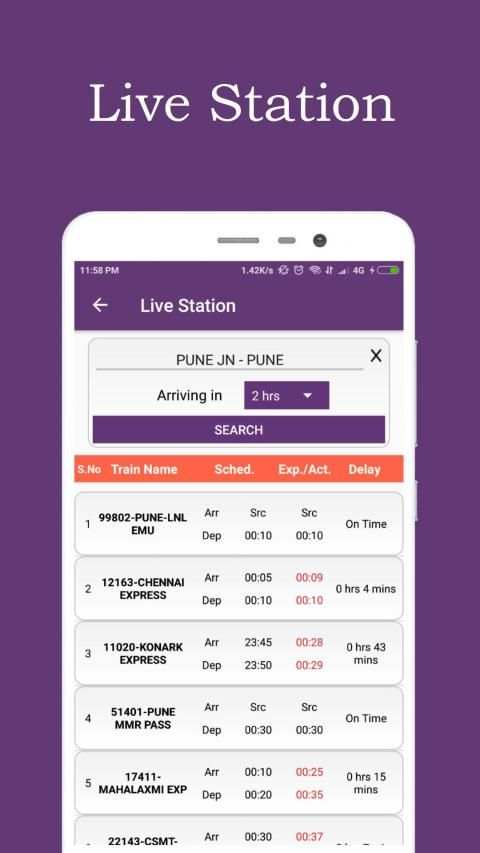 Confirm Ticket Break Journey, Offline Live Status स्क्रीनशॉट 2