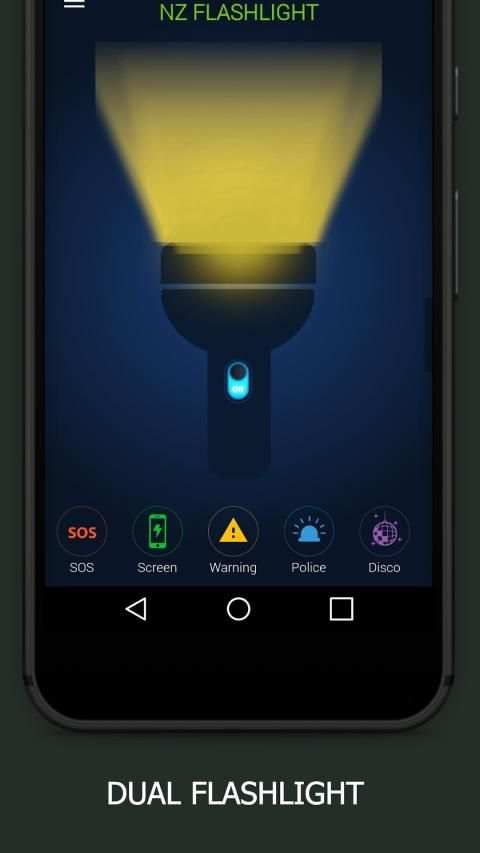 NZ FlashLight - Super Bright FlashLight screenshot 1