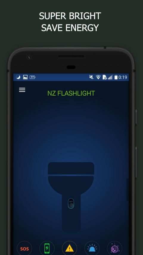 NZ FlashLight - Super Bright FlashLight screenshot 4