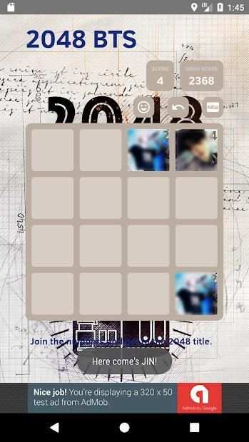 2048 for BTS (2048 for 방탄소년단) screenshot 1