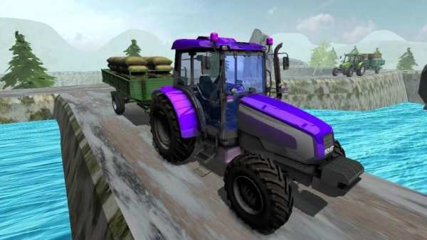 Dynamite Farming Cargo Tractor Trailer Driving screenshot 16