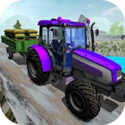 Dynamite Farming Cargo Tractor Trailer Driving 1