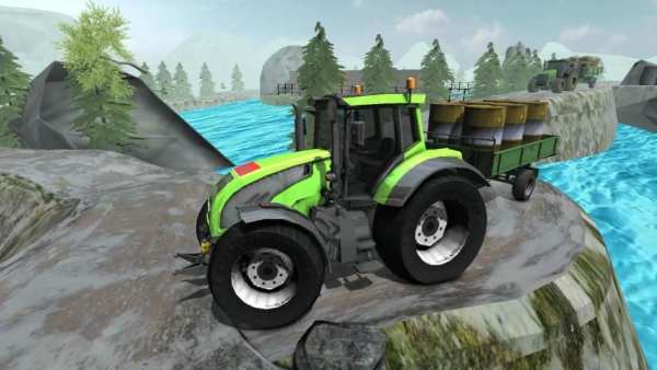 Dynamite Farming Cargo Tractor Trailer Driving screenshot 7