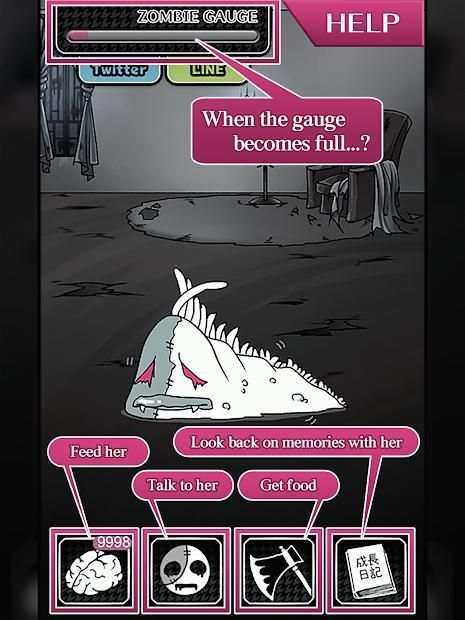 ZombieGirl-Zombie growing game screenshot 3
