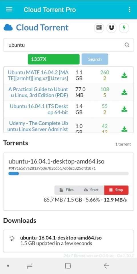 Cloud Torrent Pro स्क्रीनशॉट 5