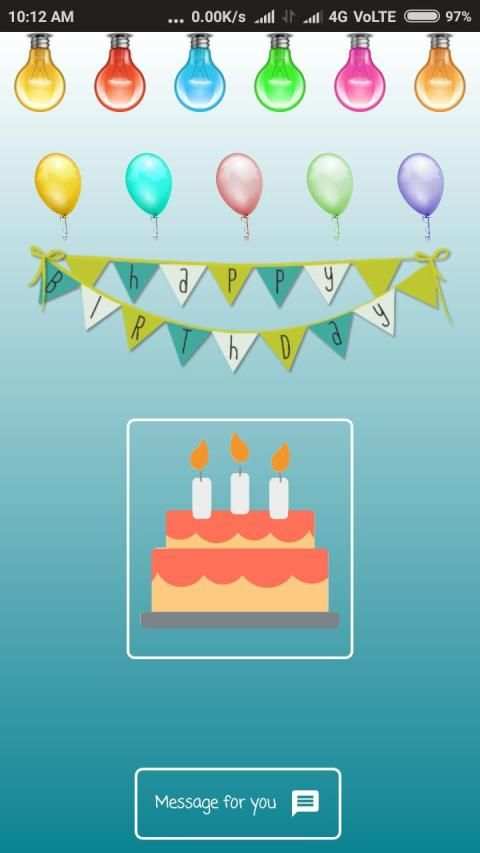 HappyBirthday 2 تصوير الشاشة
