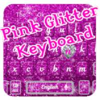 Pink Glitter Keyboard Theme on 9Apps