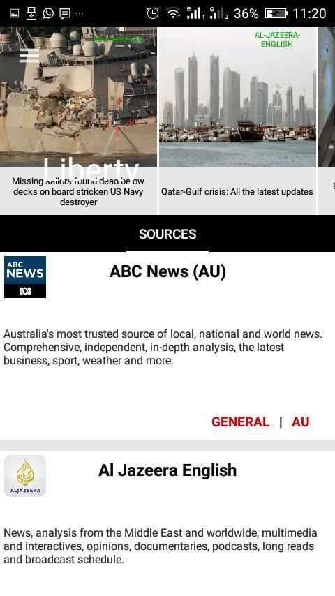 LIBERTY - World News Knowledge Bias Huff Article screenshot 7