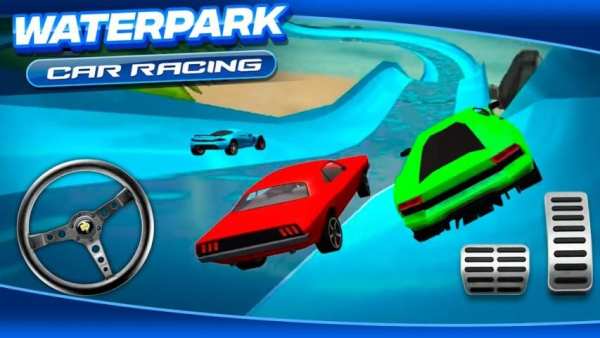 Waterpark Car Racing स्क्रीनशॉट 2