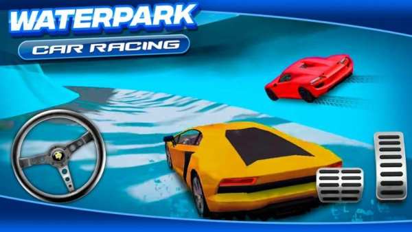 Waterpark Car Racing स्क्रीनशॉट 3