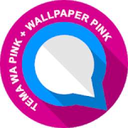 Tema Wa Pink Transparan Wallpaper 1.0